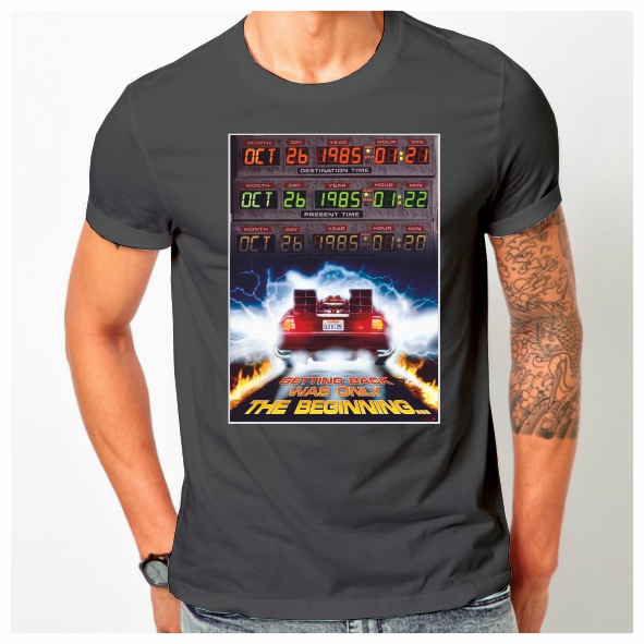 t-shirt DeLorean