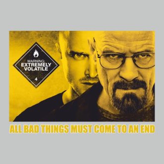 Grafica dedicata alla serie cult Breaking Bad ed ai loro protagonisti: Walter White e Jesse Pinkman.