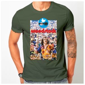 t-shirt di Joe Cocker mentre si esibisce sul palco di Woodstock