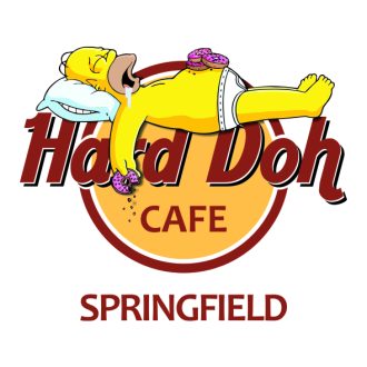 t-shirt Homer-Hard Doh Cafe Springfield
