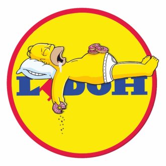 t-shirt Homer Simpson - LIDL