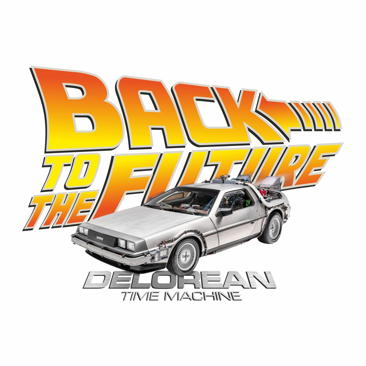 t-shirt Ritorno al Futuro - Delorean